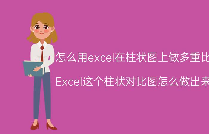 怎么用excel在柱状图上做多重比较 Excel这个柱状对比图怎么做出来的？